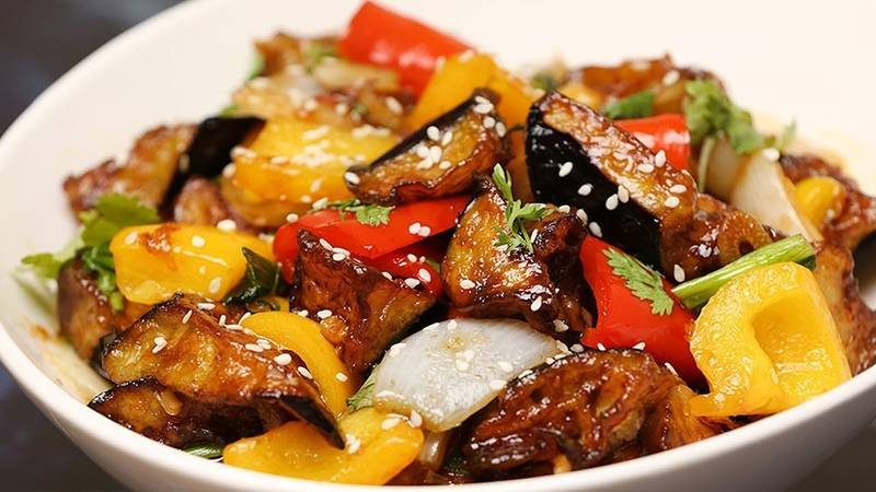 Сербский соус айвар на зиму из перца и баклажанов