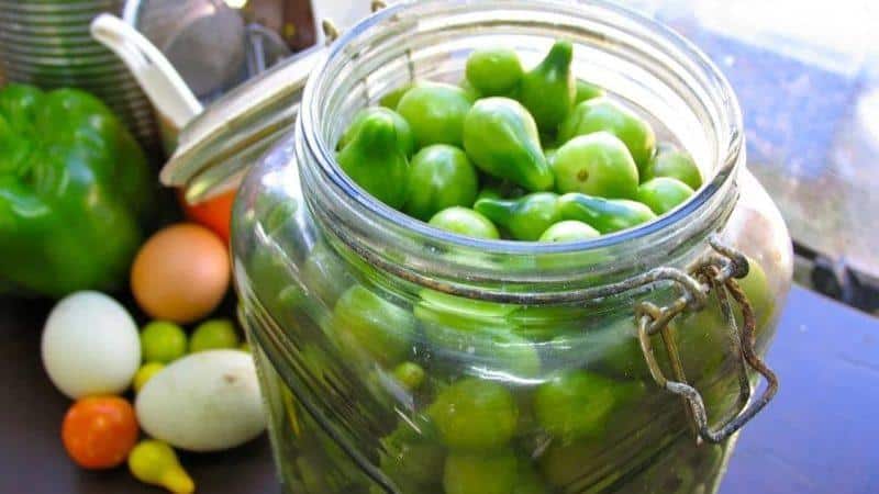 Рецепт помидоры зеленые соленые «на посошок»