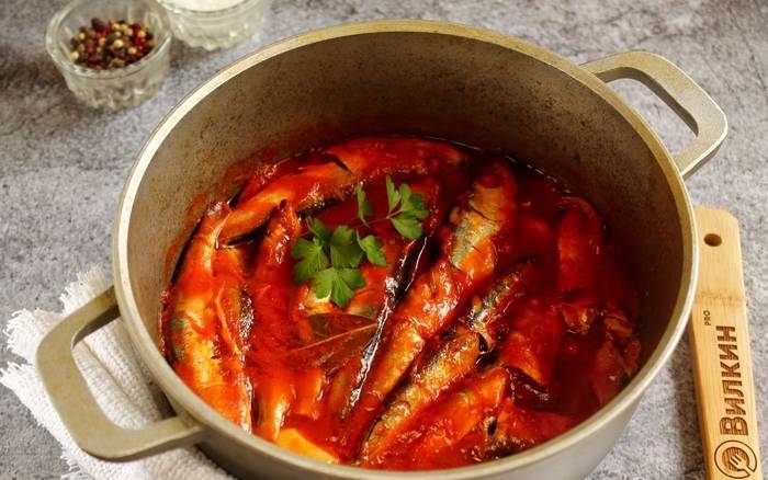 Килька в томатном соусе – рецепт для домашнего приготовления
