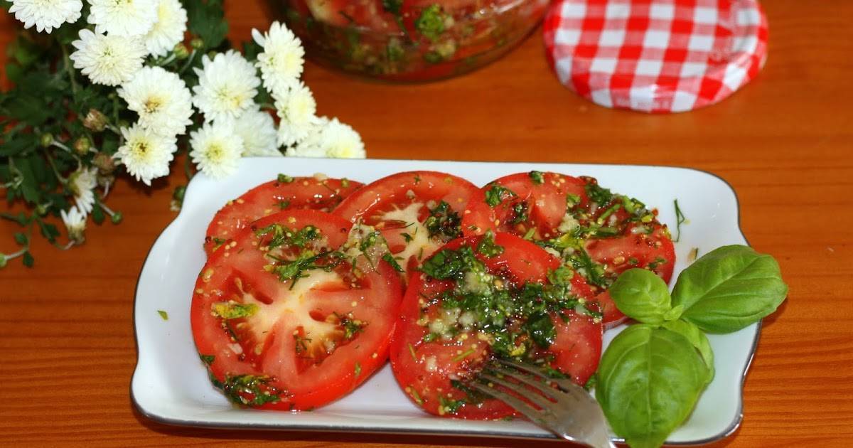 Консервированные помидоры по украински