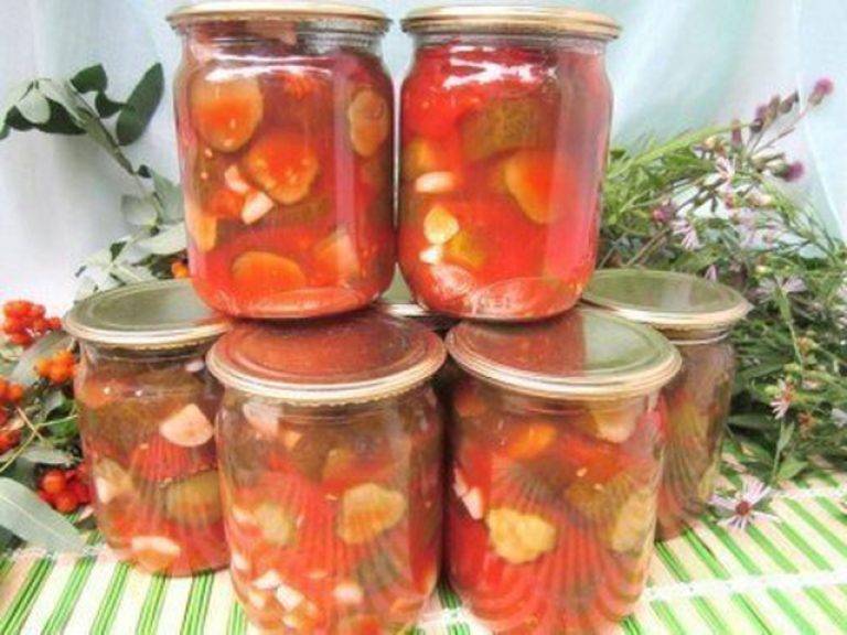 Огурцы в томатном соусе на зиму: обалденный рецепт без стерилизации