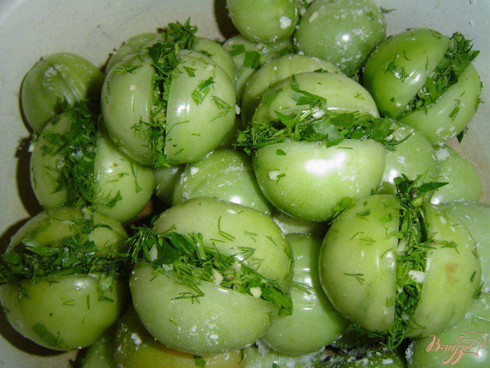 Рецепты приготовления зелёных помидоровых быстрых закусок
