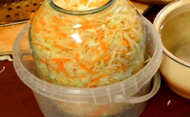 Рецепт квашенной капусты в 10 литрах воды