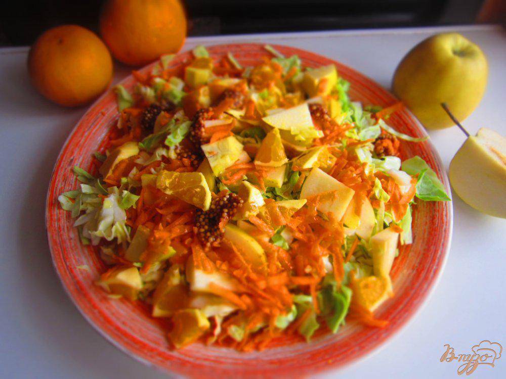 Рецепт квашеной капусты с тыквой и апельсинами