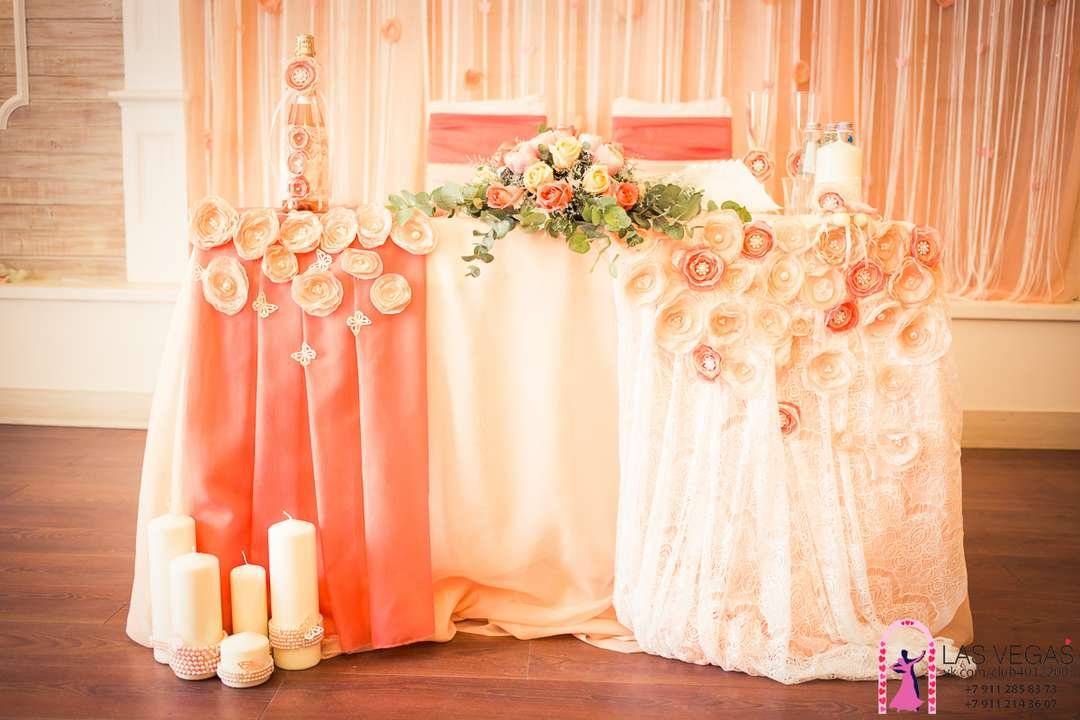 Персиковая свадьба: идеи и фото