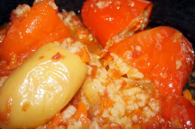 Перец, фаршированный морковью, на зиму