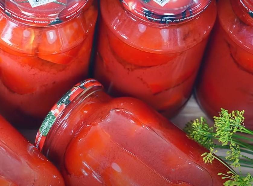 Сколько стерилизовать помидоры без кожуры