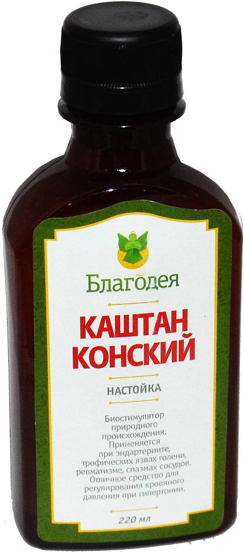 Конский каштан (настойка). рецепт настойки на водке