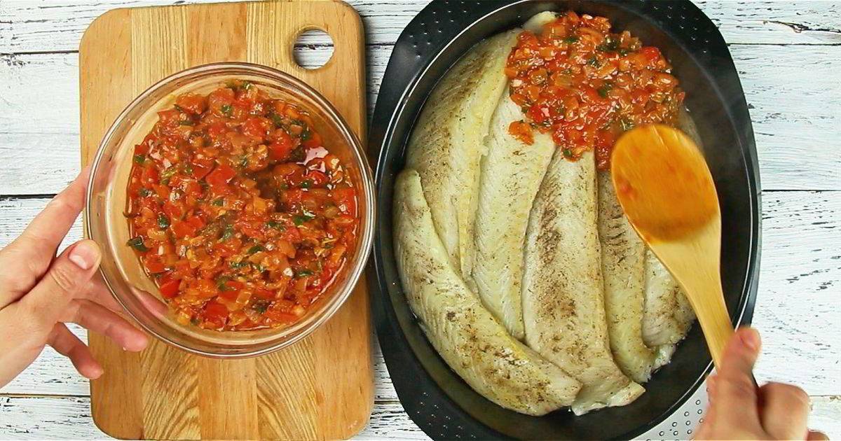 Рыба в томатном соусе, лучшие рецепты - мир соусов