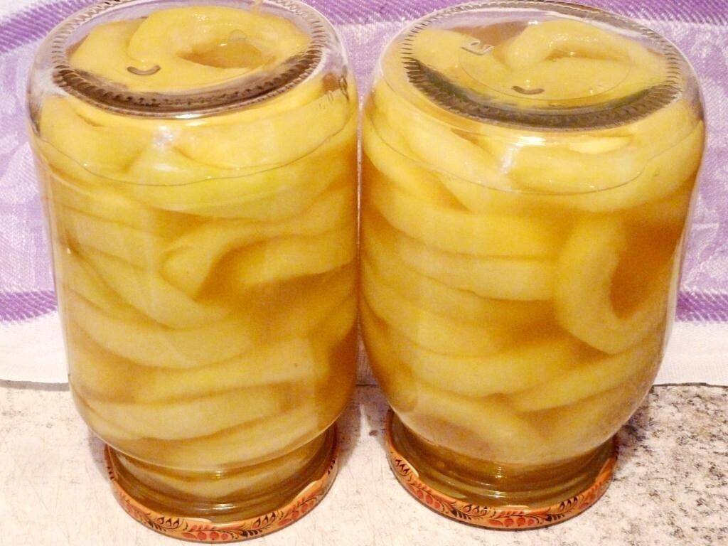 Кабачки как ананасы на зиму (с ананасовым соком) — рецепт