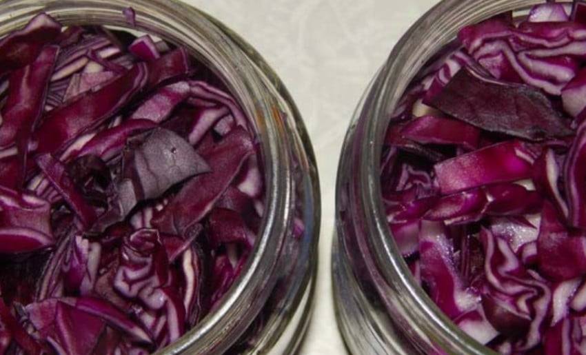 Самые вкусные рецепты маринованной краснокочанной капусты на зиму