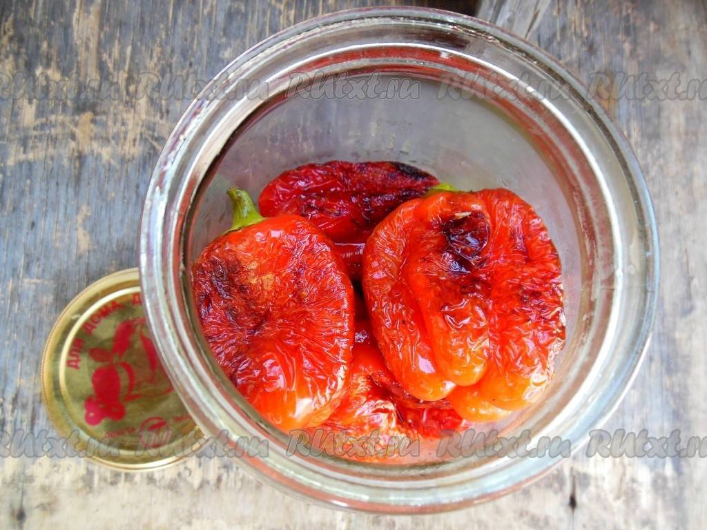 Жареный консервированный болгарский перец на зиму. рецепт с пошаговыми фото