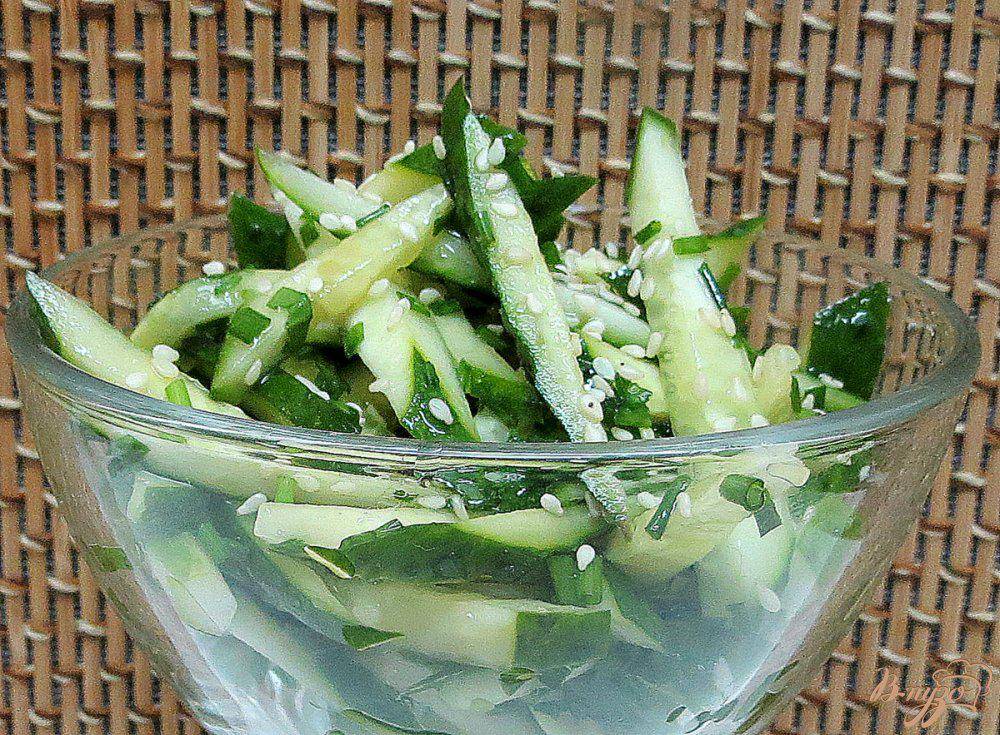 Салат из свежих огурцов - 644 домашних вкусных рецепта приготовления