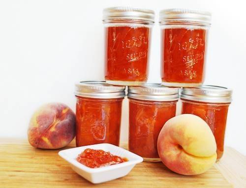 Джем из персиков - простые рецепты на зиму, с желатином, желфиксом и пектином