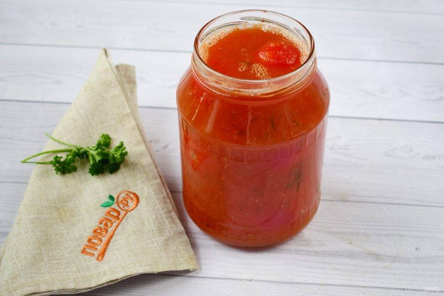 Топ 10 самых вкусных рецептов помидоров в томатном соке на зиму