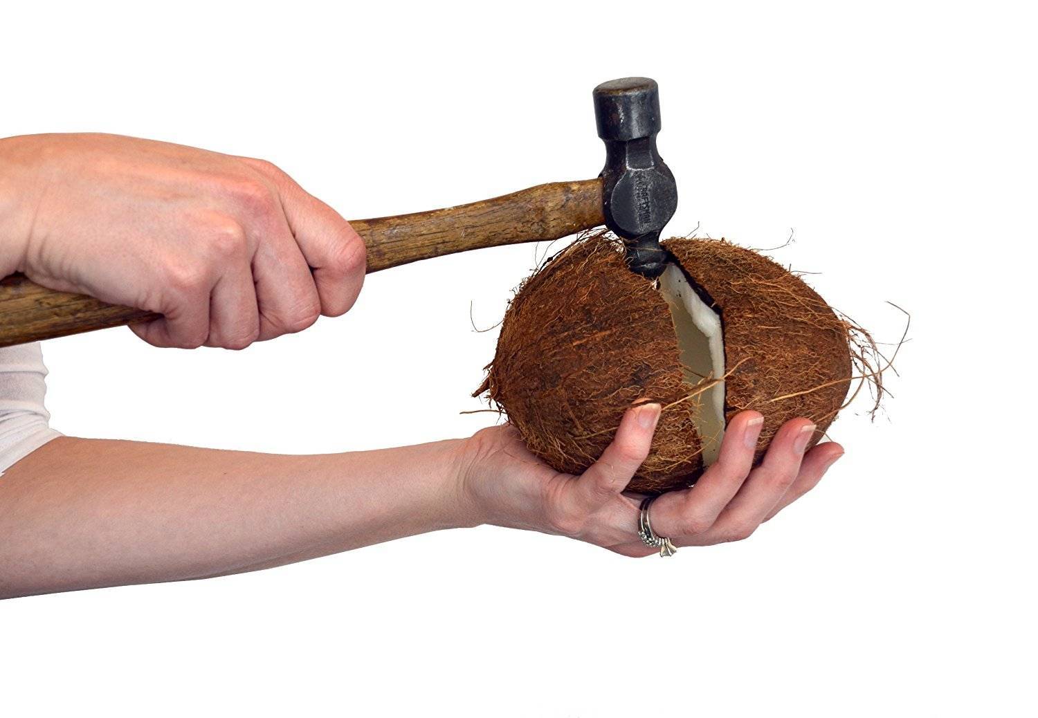 Как вскрыть кокос дома в домашних условиях