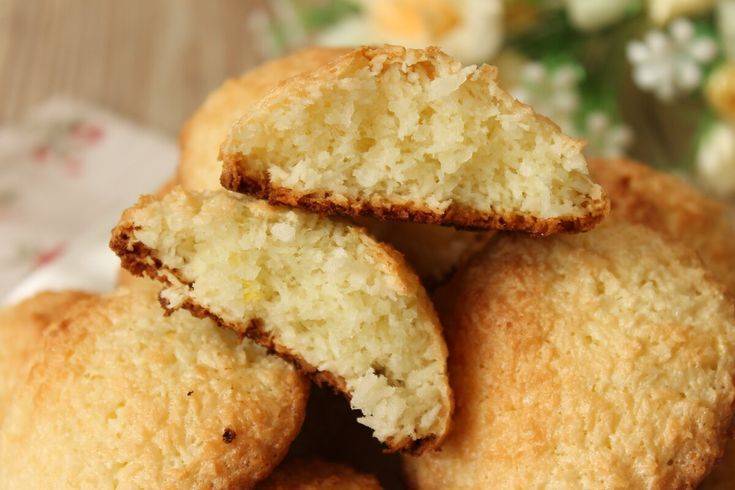 Кулинария мастер-класс рецепт кулинарный кокосовое печенье без муки и масла - всего три ингредиента  продукты пищевые