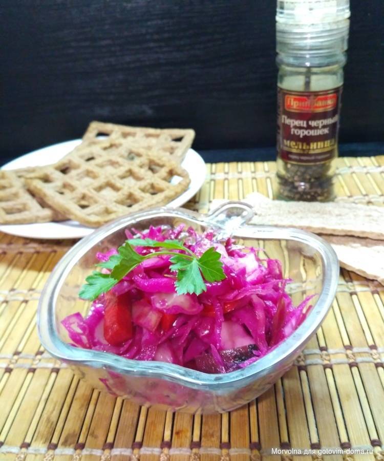 Квашенная капуста по-гурийски со свеклой – простой рецепт с пошаговыми фото домашнего приготовления