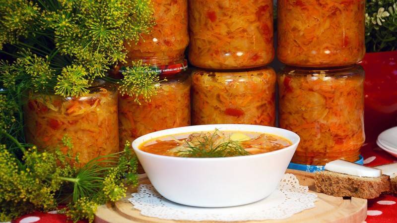 Суповые заправки на зиму 3 народных рецепта заправок для супов