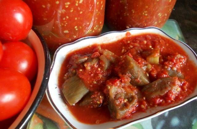 Как приготовить баклажаны в томатном соусе на зиму | меню недели