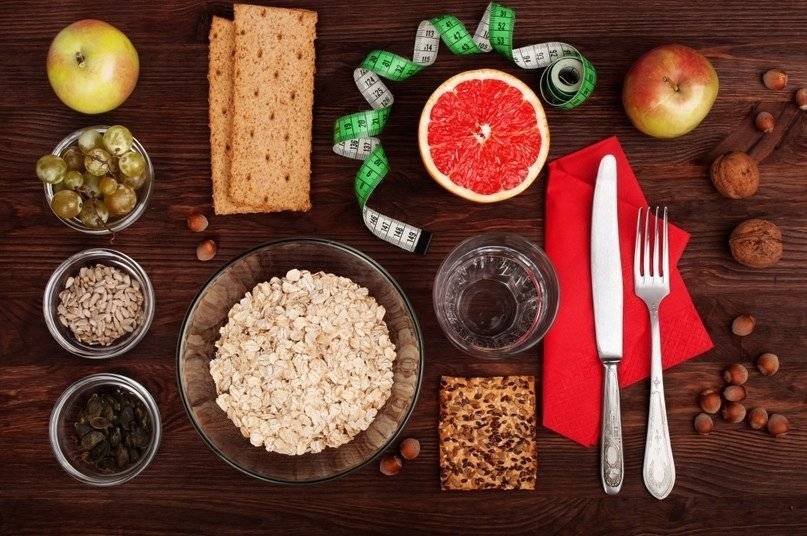 Здоровая еда. режим питания и полезный рецепт на завтрак