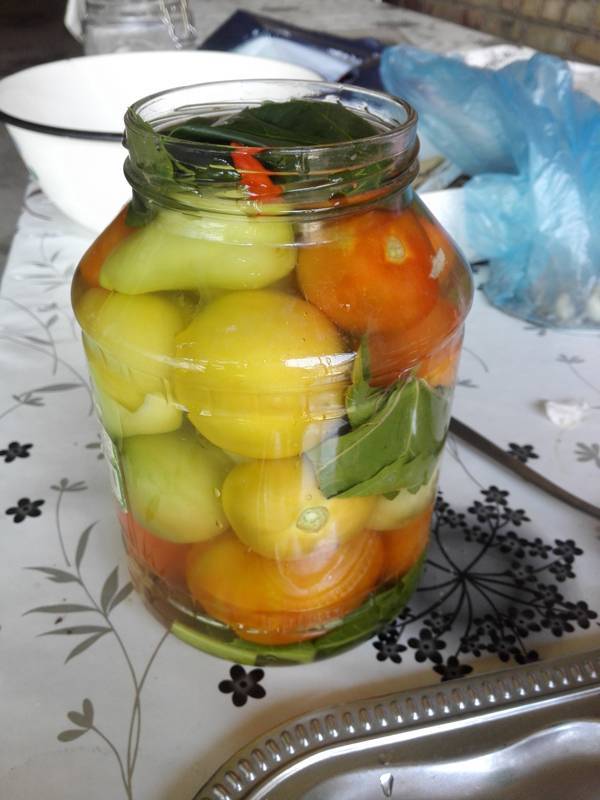 Засолка зеленых помидор холодным способом в кастрюле (рецепты)