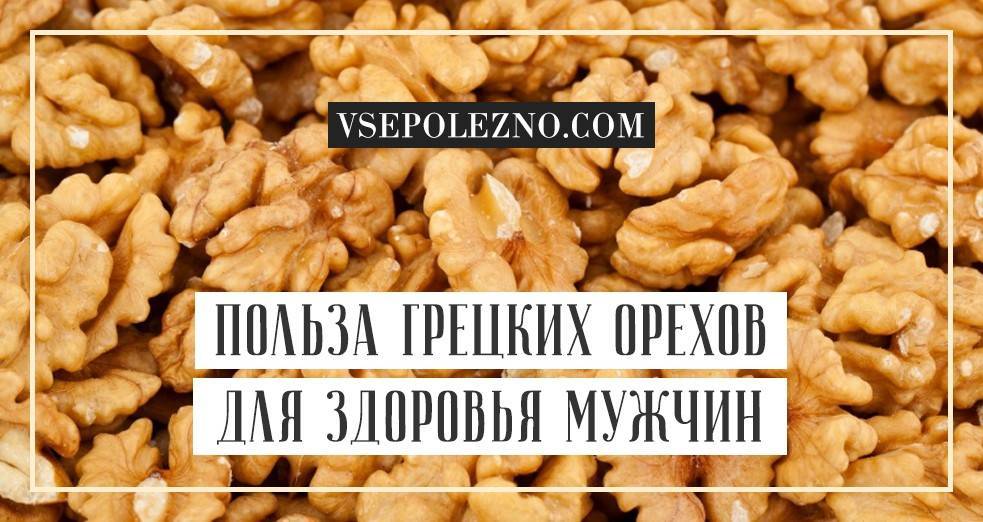 Польза и вред грецкого ореха для мужчины после 50, для потенции, при простатите – портал "стань лучше"