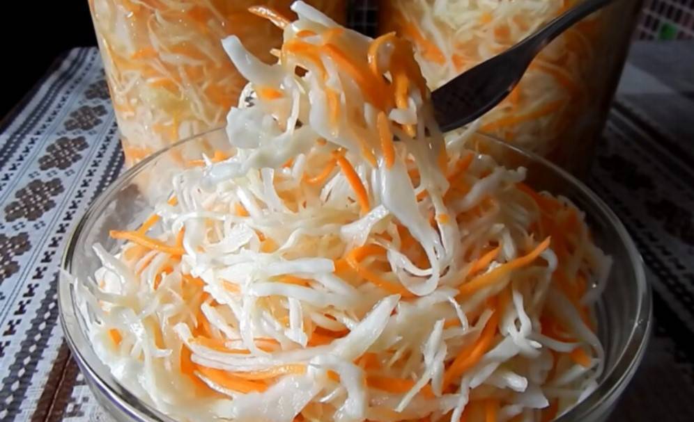 Маринованная капуста с морковью быстрого приготовления – 7 рецептов с пошаговыми фото