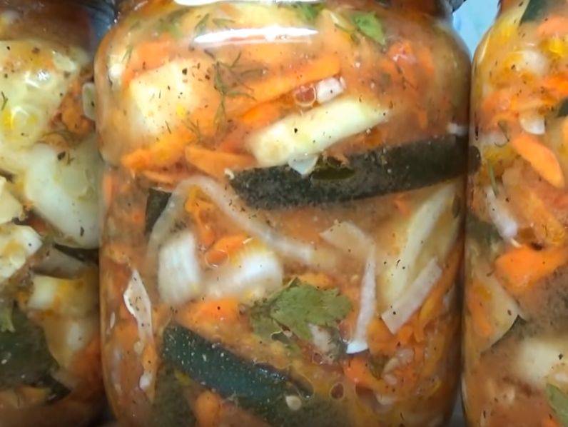 Кабачки по-корейски: рецепт на зиму
