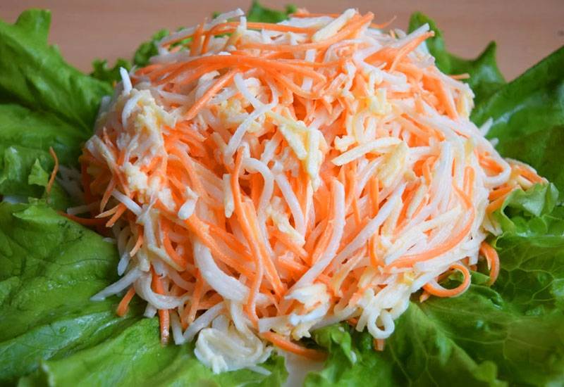 10 простых и вкусных салатов из редьки