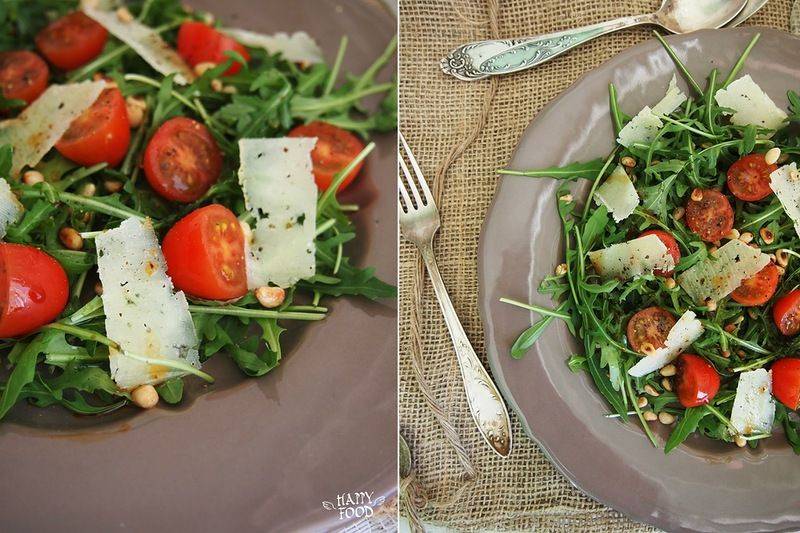 Салат с руколой и креветками - вкусный и не калорийный: рецепт с фото и видео