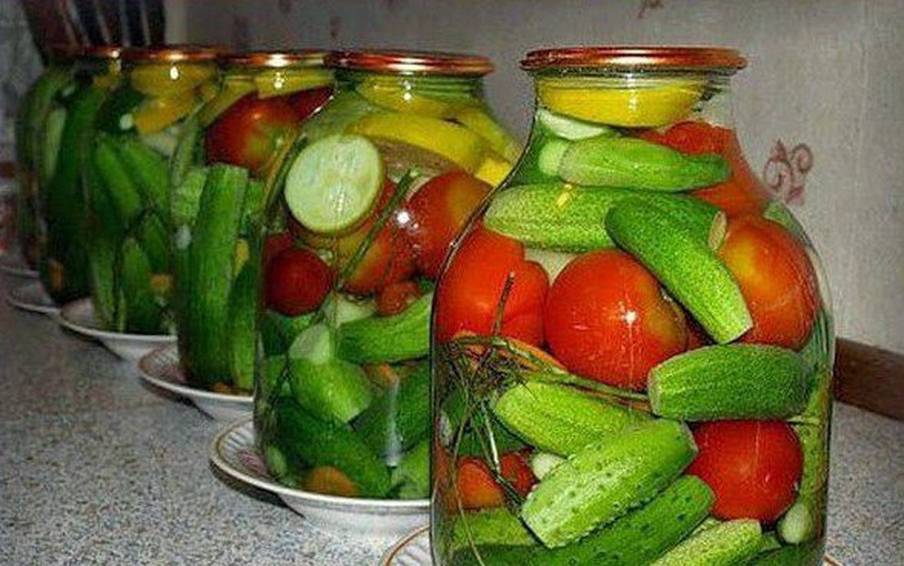 Ассорти из овощей на зиму: рецепт приготовления