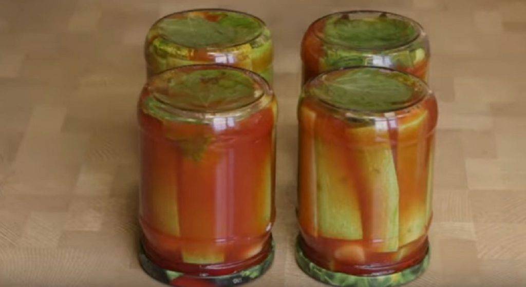Кабачки в томате на зиму кровавая мэри — обалденный рецепт