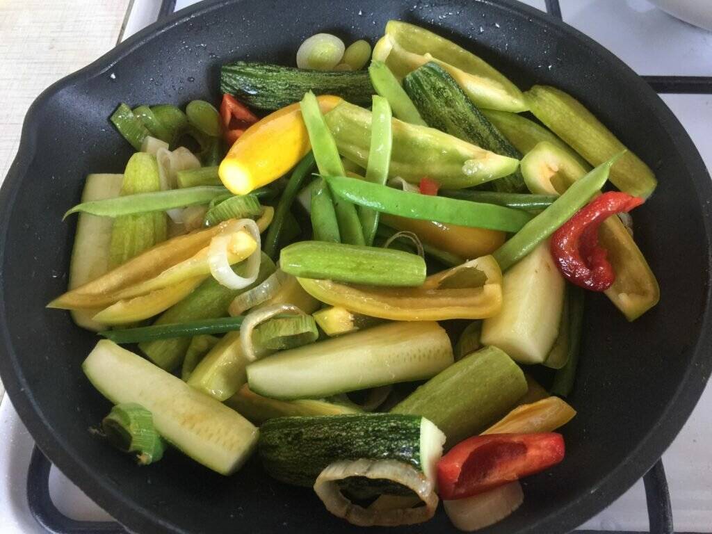 Салат из тушеных овощей