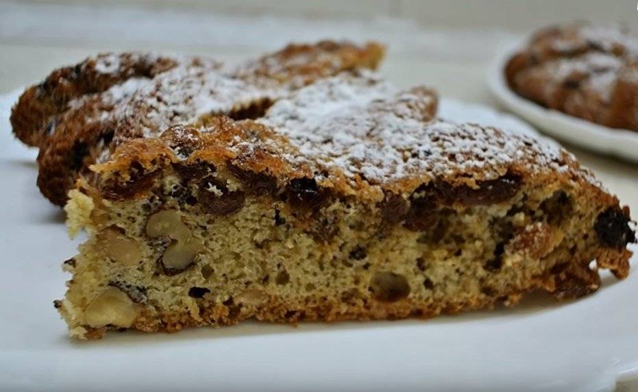 Пирог "мазурка" с орехами и изюмом: ингредиенты, рецепт, время приготовления