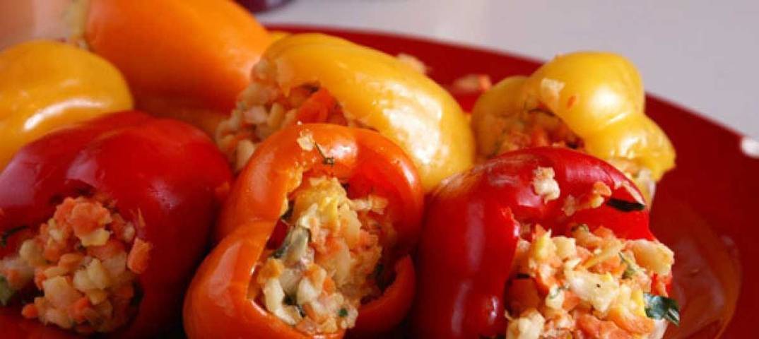 Как приготовить фаршированный овощами перец в духовке — самый вкусный рецепт с фото