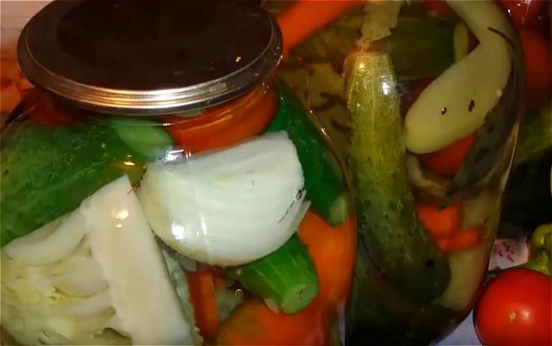 Ассорти из овощей на зиму: 19 рецептов приготовления заготовок со стерилизацией и без