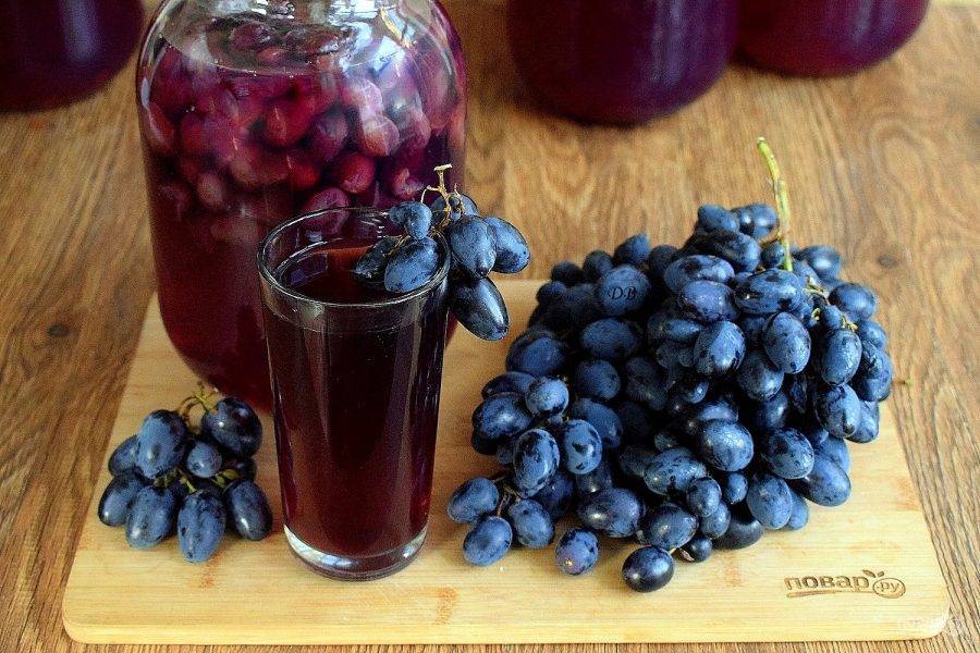 Виноградный сок в домашних условиях на зиму: простой рецепт с фото