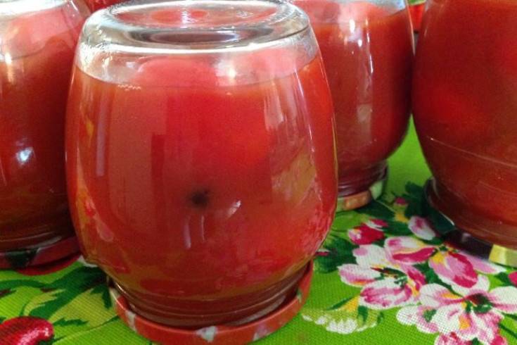 Как приготовить помидоры в собственном соку на зиму по пошаговому рецепту с фото