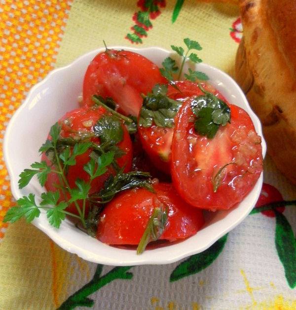 Соленые помидоры на зиму по украински