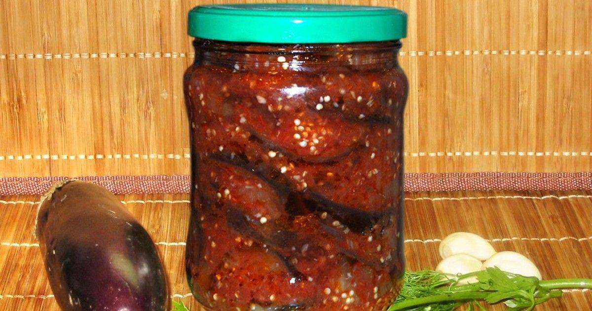 10 лучших пошаговых рецептов баклажанов с помидорами на зиму