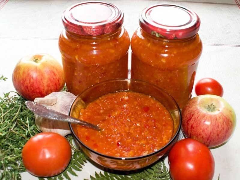 6 обалденно вкусных рецептов аджики из зеленых помидоров на зиму