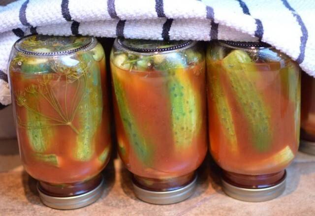 Топ 7 вкусных рецептов огурцов с кетчупом чили на зиму в литровых банках