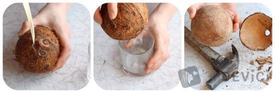 Как открыть кокос за пару секунд без подручных средств