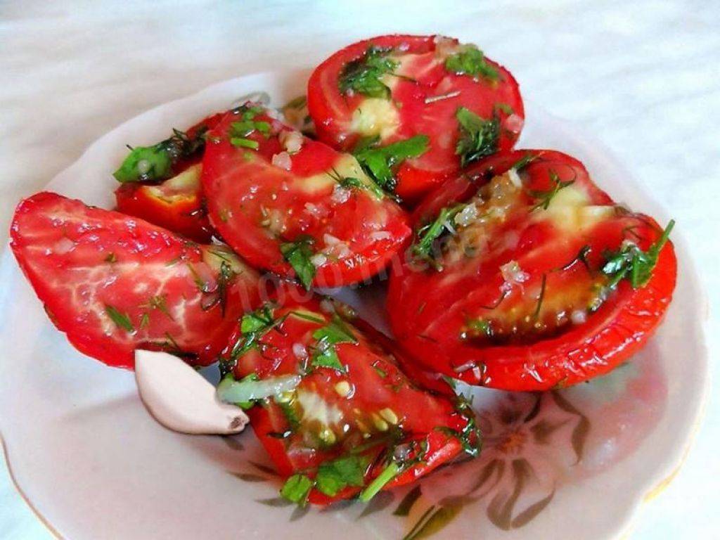 Рецепт засолки помидоров по украински