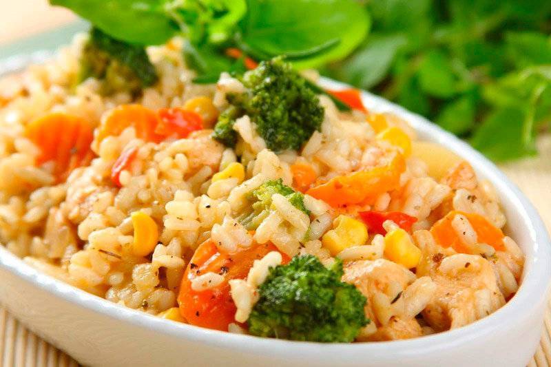 Коричневый рис с овощами: как насчет правильного питания? | волшебная eда.ру