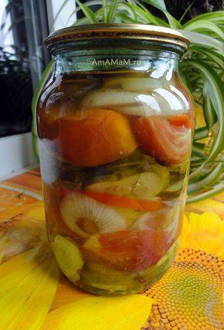 Салат из огурцов и помидоров на зиму - что может быть лучше: рецепт с фото и видео