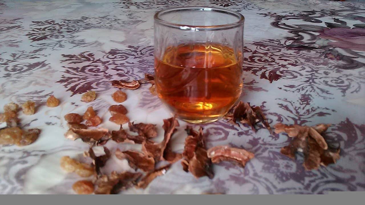 Спиртовая настойка на перегородках грецкого ореха  приготовление, применение
