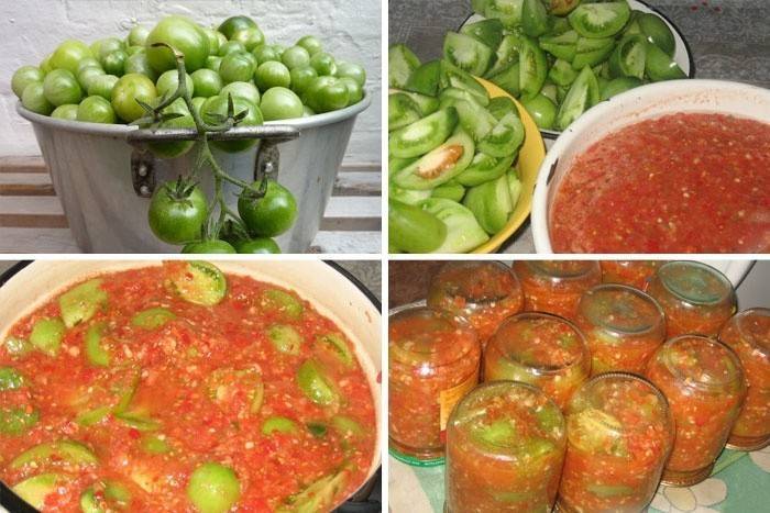 11 лучших рецептов приготовления зеленых помидор на зиму в аджике