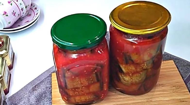 Как приготовить баклажаны в томатном соусе на зиму